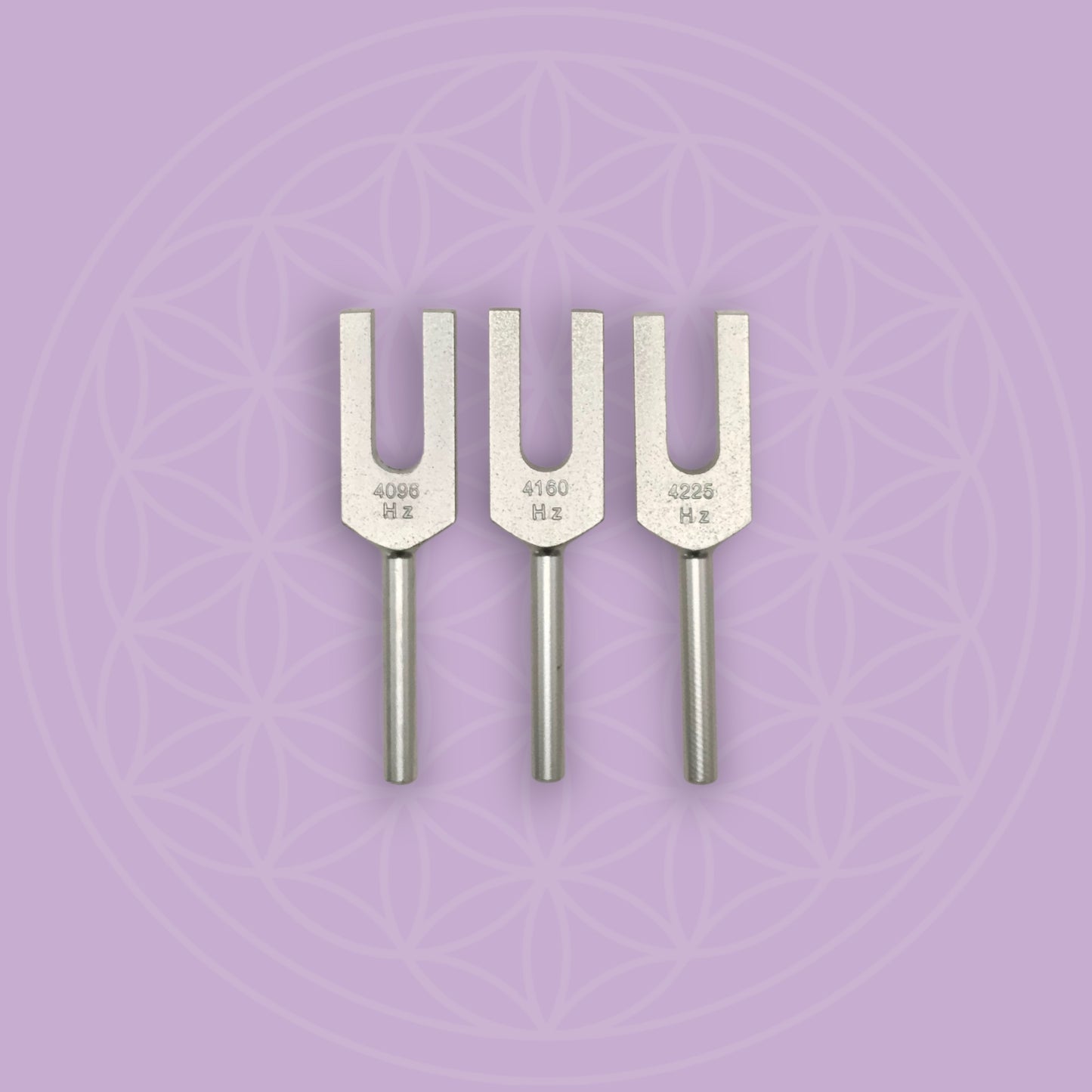 Angel Crystal Tuning Forks SET OF 3