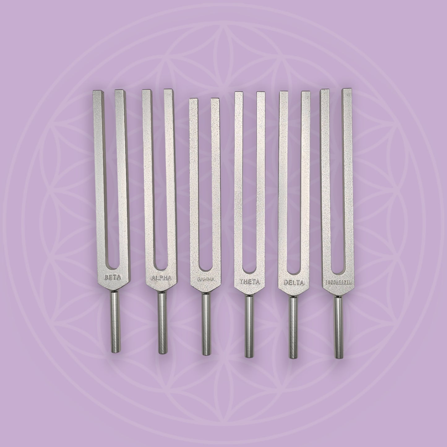 Brain Wave 6 Tuning Forks Set