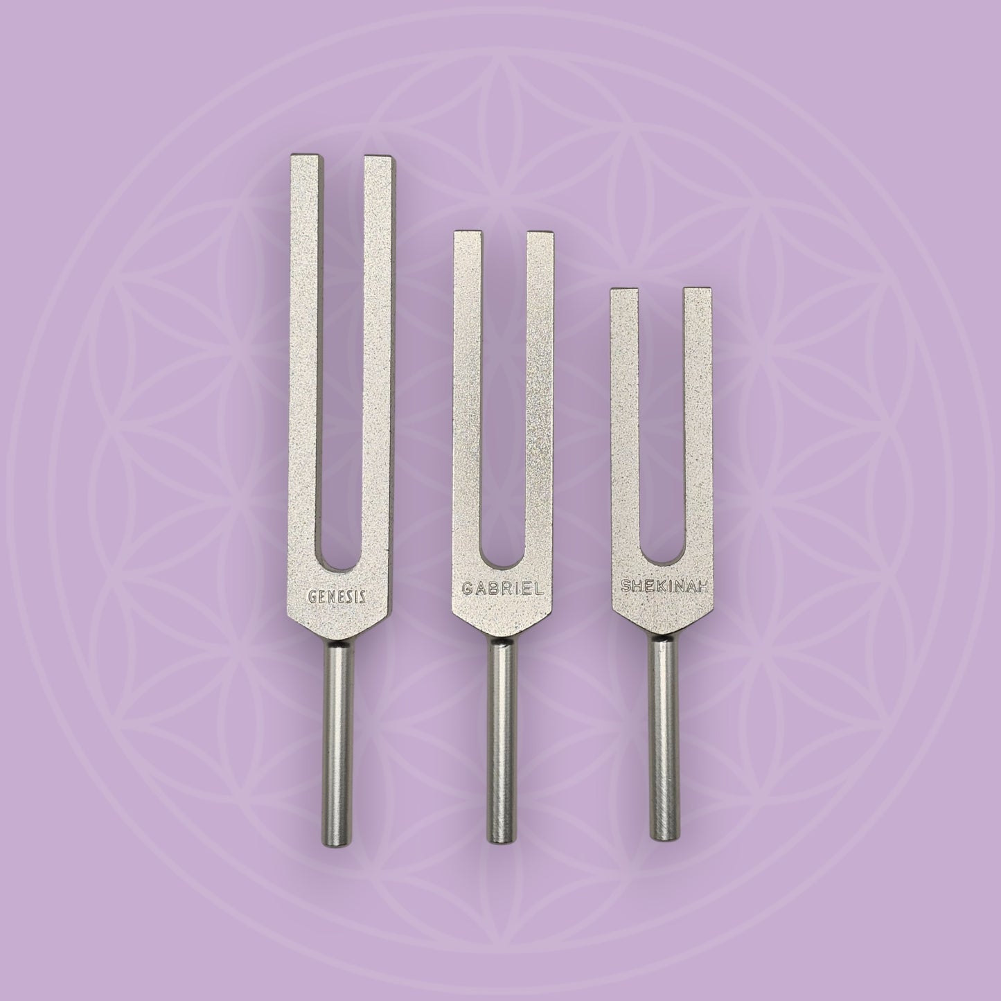 CANCER(Genesis, Gabriel & Shekinah) Tuning ForksSET OF 3