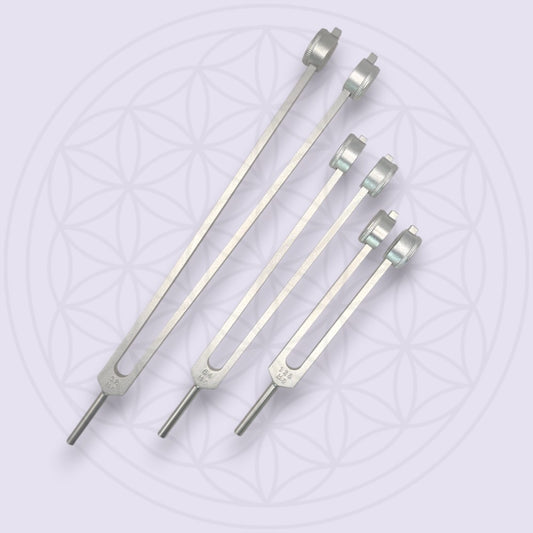 Otto (32, 64, 128 Weighted)  Tuning Forks SET OF 3
