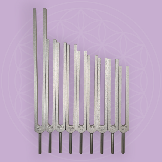 Chakra,  Low OM & Soul 9 Tuning Forks Set